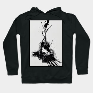 B&W Guitar Dreams Hoodie